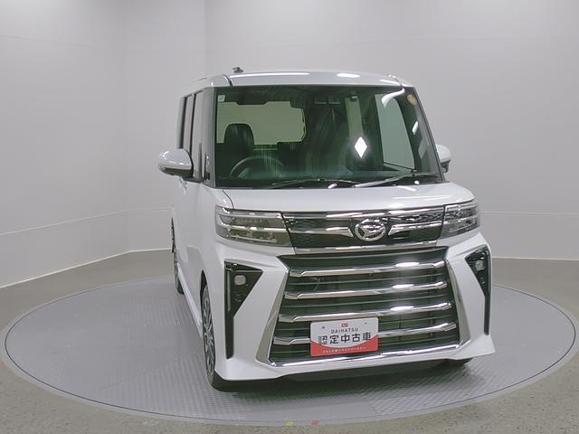 タントカスタムRSリミテッド 純正ナビ Pモニタースマートアシスト・LEDヘッドライト・15インチアルミホイール・両側パワースライドドア・USBソケット・運転席助手席シートヒーター・レザー調Xフルファブリックシート・本革巻ステアリングホイール(山梨県)の中古車