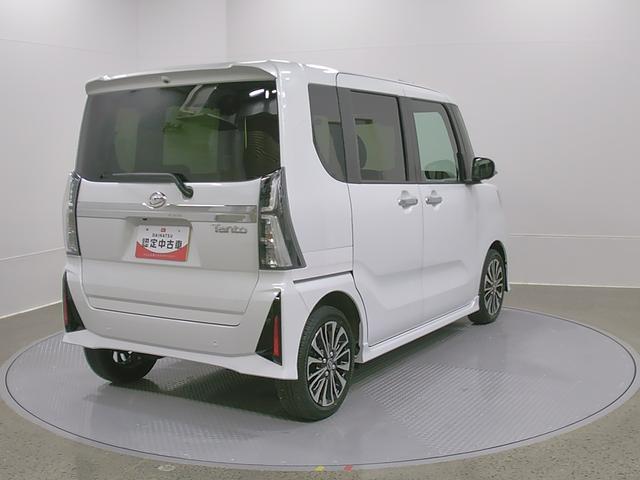 タントカスタムRSリミテッド 純正ナビ Pモニタースマートアシスト・LEDヘッドライト・15インチアルミホイール・両側パワースライドドア・USBソケット・運転席助手席シートヒーター・レザー調Xフルファブリックシート・本革巻ステアリングホイール(山梨県)の中古車