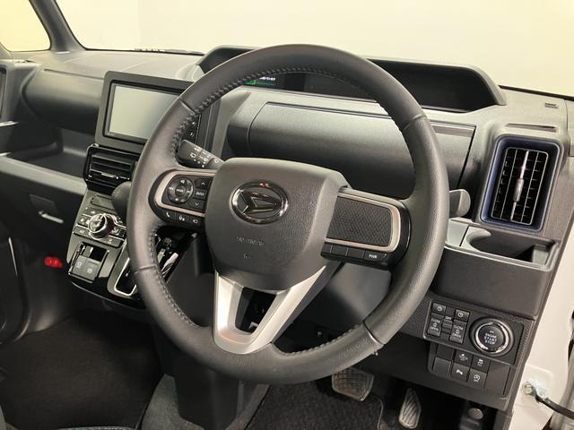 タントカスタムＲＳ　４ＷＤ　整備付き　１年保証スマートアシスト・ＬＥＤヘッドライト・１５インチアルミホイール・両側パワースライドドア・ＵＳＢソケット・運転席助手席シートヒーター・レザー調Ｘフルファブリックシート・本革巻ステアリングホイール（山梨県）の中古車