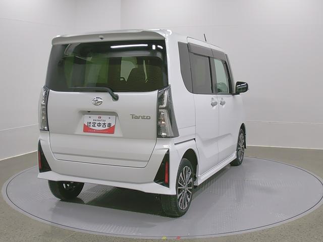 タントカスタムＲＳ　４ＷＤ　整備付き　１年保証スマートアシスト・ＬＥＤヘッドライト・１５インチアルミホイール・両側パワースライドドア・ＵＳＢソケット・運転席助手席シートヒーター・レザー調Ｘフルファブリックシート・本革巻ステアリングホイール（山梨県）の中古車
