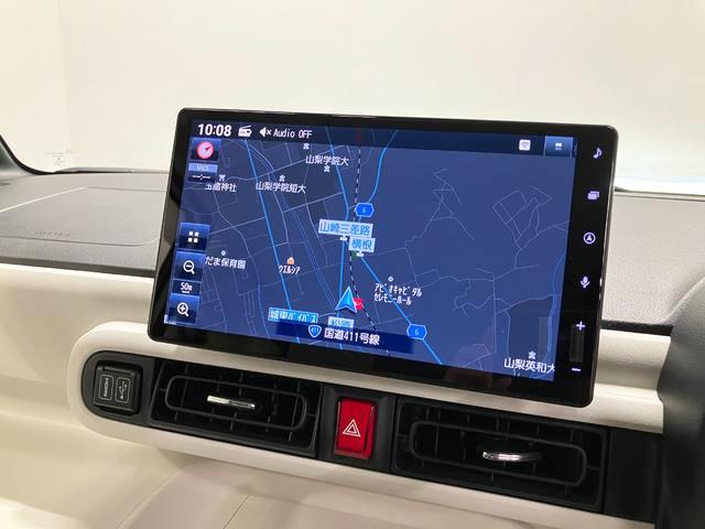 ムーヴキャンバスストライプスＧ　１０インチナビ　Ｐモニタースマートアシスト・ＬＥＤヘッドランプ・ＬＥＤフォグランプ・スーパーＵＶ＆ＩＲカットガラス（フロントウィンドウ）・ＵＳＢソケット・両側パワースライドドア・運転席助手席シートヒーター（山梨県）の中古車