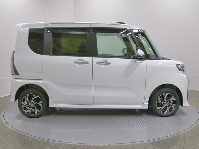 タントカスタムＸ　４ＷＤ　純正ナビ　Ｂモニタースマートアシスト・ＬＥＤヘッドライト・１４インチアルミホイール・両側パワースライドドア・ＵＳＢソケット・運転席助手席シートヒーター・レザー調Ｘフルファブリックシート（山梨県）の中古車
