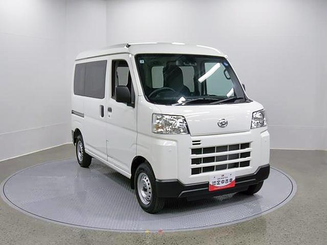 ハイゼットカーゴデラックス 4WD CVTスマートアシスト・コーナーセンサー・3モード電子制御4WD(CVT車)・荷室長1,915mm・荷室幅1,410mm・荷室高1,250mm・ハロゲンヘッドランプ・マニュアルエアコン(山梨県)の中古車