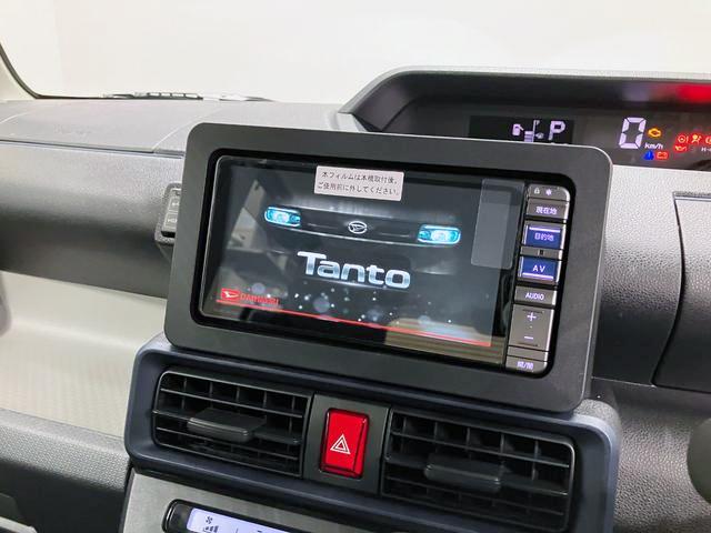 タントＬ　４ＷＤ　純正ナビ　Ｂモニタースマートアシスト・ＬＥＤヘッドライト・プッシュボタンスタート・オートエアコン・左右スライドドア手動・足踏み式パーキングブレーキ・スーパーＵＶ＆ＩＲカットガラス（Ｆウィンドウ）（山梨県）の中古車