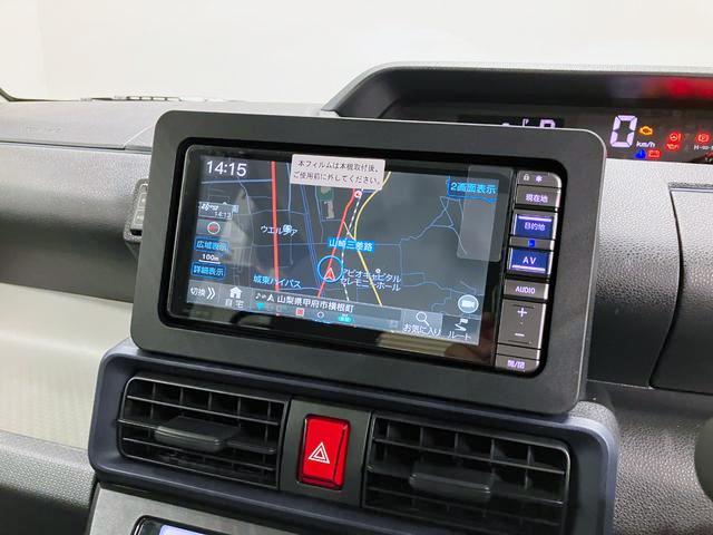 タントＬ　４ＷＤ　純正ナビ　Ｂモニタースマートアシスト・ＬＥＤヘッドライト・プッシュボタンスタート・オートエアコン・左右スライドドア手動・足踏み式パーキングブレーキ・スーパーＵＶ＆ＩＲカットガラス（Ｆウィンドウ）（山梨県）の中古車