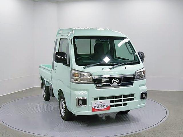 ハイゼットトラックジャンボエクストラ 4WD CVT オーディオレススマートアシスト・コーナーセンサー・切り替え式4WD(CVT車)・LEDヘッドランプ・LEDフォグランプ・LED大型作業灯・プッシュエンジンスタート(山梨県)の中古車