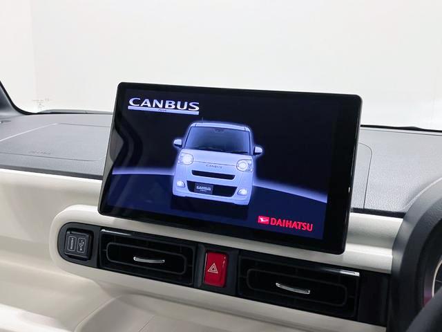 ムーヴキャンバスストライプスＧターボ　純正１０インチナビ　Ｐモニタータ−ボ　１オーナー　ナビ　キーフリー　スマートキー　記録簿　ＡＢＳ　エアバック（山梨県）の中古車