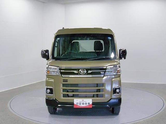 アトレーRS 純正ナビ Bモニタースマートアシスト・コーナーセンサー・電子制御式4WD(4WD車)・直列3気筒インタークーラーターボ・LEDヘッドランプ・両側パワースライドドア・オートエアコン・電動格納ミラー(ターンランプ)(山梨県)の中古車