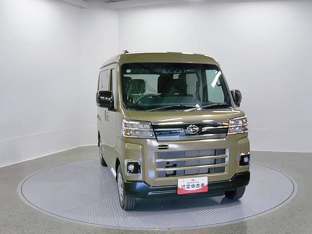 アトレーRS 純正ナビ Bモニタースマートアシスト・コーナーセンサー・電子制御式4WD(4WD車)・直列3気筒インタークーラーターボ・LEDヘッドランプ・両側パワースライドドア・オートエアコン・電動格納ミラー(ターンランプ)(山梨県)の中古車
