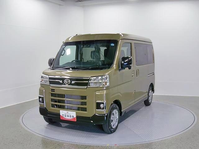 アトレーRS 純正ナビ Bモニタースマートアシスト・コーナーセンサー・電子制御式4WD(4WD車)・直列3気筒インタークーラーターボ・LEDヘッドランプ・両側パワースライドドア・オートエアコン・電動格納ミラー(ターンランプ)(山梨県)の中古車