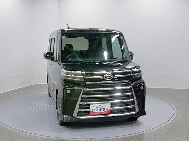 タントカスタムRSリミテッド 4WD 10インチナビ Pモニタースマートアシスト・LEDヘッドライト・15インチアルミホイール・両側パワースライドドア・USBソケット・運転席助手席シートヒーター・レザー調Xフルファブリックシート・本革巻ステアリングホイール(山梨県)の中古車