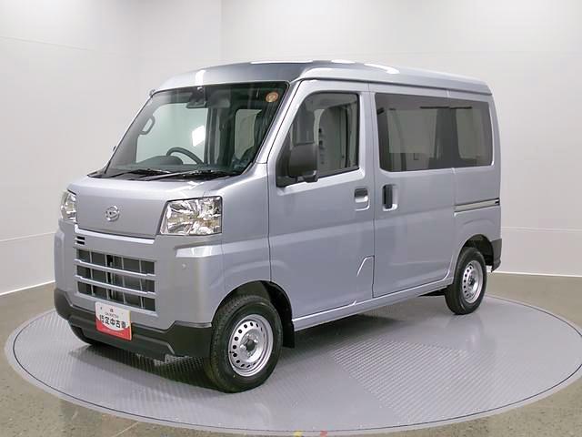 ハイゼットカーゴデラックス　４ＷＤ　ＣＶＴ　ＡＭ／ＦＭラジオデッキスマートアシスト・コーナーセンサー・３モード電子制御４ＷＤ（ＣＶＴ車）・荷室長１，９１５ｍｍ・荷室幅１，４１０ｍｍ・荷室高１，２５０ｍｍ・ハロゲンヘッドランプ・マニュアルエアコン（山梨県）の中古車