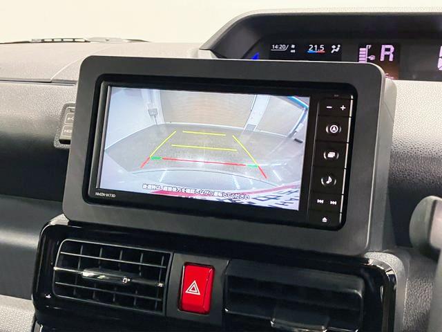 タントカスタムRS 純正ナビ Bモニタースマートアシスト・LEDヘッドライト・15インチアルミホイール・両側パワースライドドア・USBソケット・運転席助手席シートヒーター・レザー調Xフルファブリックシート・本革巻ステアリングホイール(山梨県)の中古車
