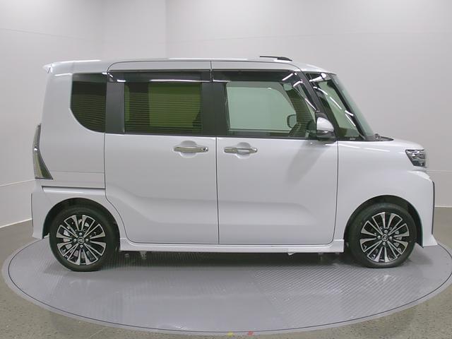 タントカスタムRS 純正ナビ Bモニタースマートアシスト・LEDヘッドライト・15インチアルミホイール・両側パワースライドドア・USBソケット・運転席助手席シートヒーター・レザー調Xフルファブリックシート・本革巻ステアリングホイール(山梨県)の中古車