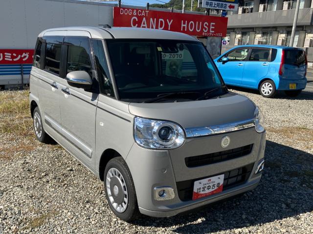 ムーヴキャンバスセオリーＧ　４ＷＤ　ディスプレイオーディオ　パノラマ衝突軽減ブレーキ　オートハイビーム　キーフリーシステム　ＡＢＳ　４ＷＤ　スマートキー　レーンアシスト　ワンオーナー　エアバッグ両電動スライドドア　オートエアコン　パワーウィンドウ（山梨県）の中古車