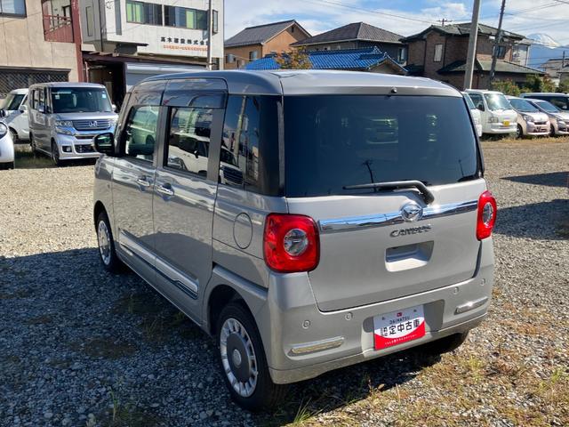 ムーヴキャンバスセオリーＧ　４ＷＤ　ディスプレイオーディオ　パノラマ衝突軽減ブレーキ　オートハイビーム　キーフリーシステム　ＡＢＳ　４ＷＤ　スマートキー　レーンアシスト　ワンオーナー　エアバッグ両電動スライドドア　オートエアコン　パワーウィンドウ（山梨県）の中古車