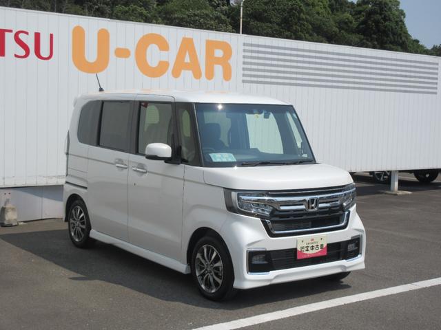 Ｎ−ＢＯＸカスタムＬナビ・バックモニター・キーフリー・オートクルーズ・両側パワースライドドア・車検整備付き（徳島県）の中古車