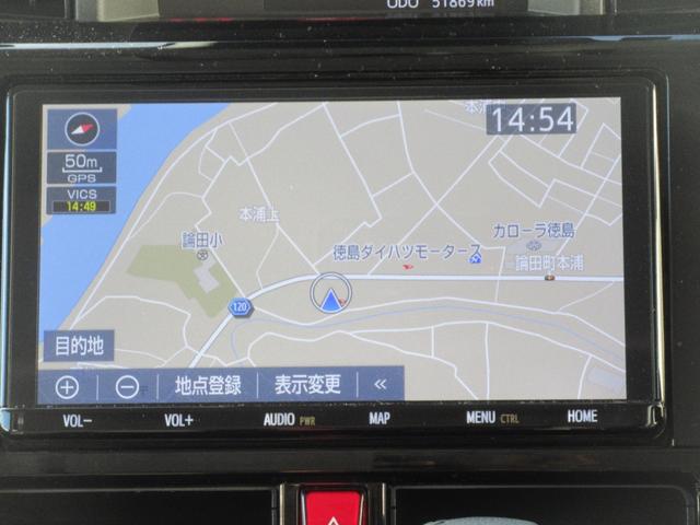 ルーミーカスタムGナビ・バックカメラ・ETC・キーフリー・車検整備付き(徳島県)の中古車