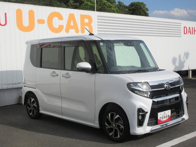 タントカスタムＸセレクションナビ・ＥＴＣ・ドライブレコーダー・バックカメラ・キーフリー・両側パワースライドドア・シートヒーター（徳島県）の中古車