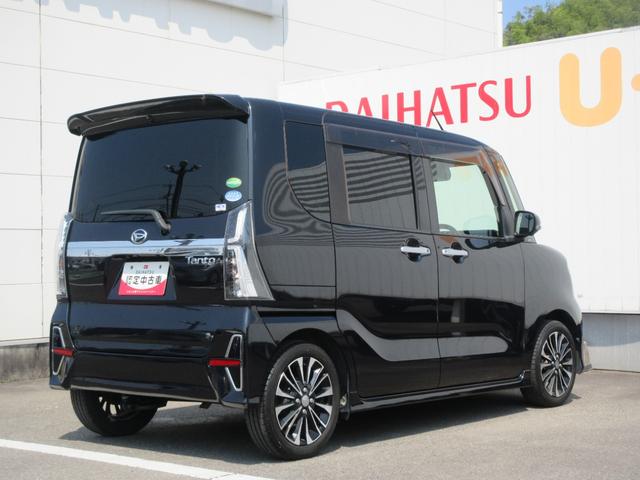 タントカスタムRSナビ・ETC・スマートアシスト・キーフリー・パノラマモニター・両側パワースライドドア・車検整備付き(徳島県)の中古車