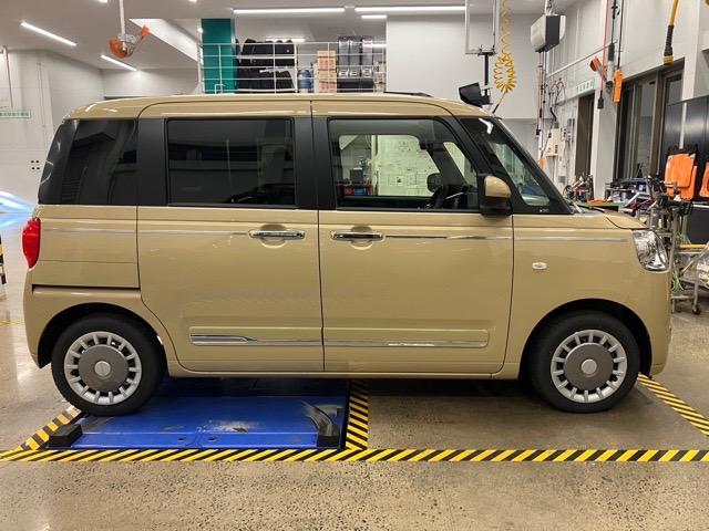 ムーヴキャンバスセオリーG両側電動スライドドア・プッシュボタンスタート・ステアリングスイッチ・オートエアコン・キーフリーシステム・シートヒーター・全周囲カメラ対応・パワーウィンドウ(佐賀県)の中古車