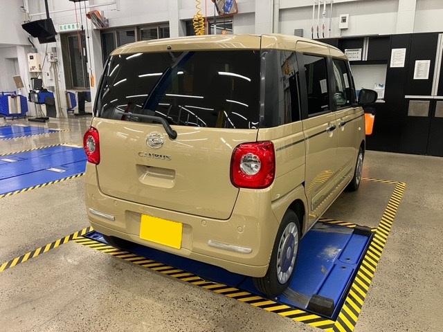 ムーヴキャンバスセオリーG両側電動スライドドア・プッシュボタンスタート・ステアリングスイッチ・オートエアコン・キーフリーシステム・シートヒーター・全周囲カメラ対応・パワーウィンドウ(佐賀県)の中古車