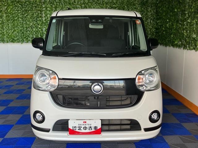 ムーヴキャンバスＧブラックアクセントリミテッド　ＳＡIII両側電動スライドドア・ドラレコ・パノラマモニター・プッシュボタンスタート・ステアリングスイッチ・オートエアコン・キーフリー・パワーウィンドウ（佐賀県）の中古車