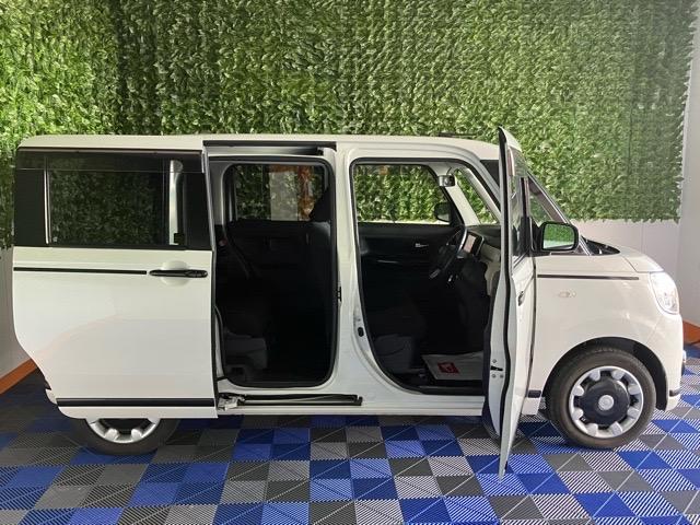 ムーヴキャンバスＧブラックアクセントリミテッド　ＳＡIII両側電動スライドドア・ドラレコ・パノラマモニター・プッシュボタンスタート・ステアリングスイッチ・オートエアコン・キーフリー・パワーウィンドウ（佐賀県）の中古車