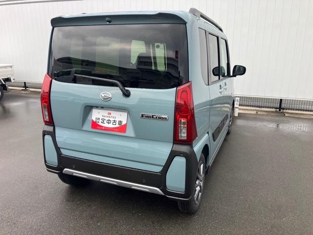 タントファンクロス両側電動スライドドア・プッシュボタンスタート・ステアリングスイッチ・オートエアコン・キーフリーシステム・シートヒーター・バックカメラ対応・アルミホイール・パワーウィンドウ（佐賀県）の中古車