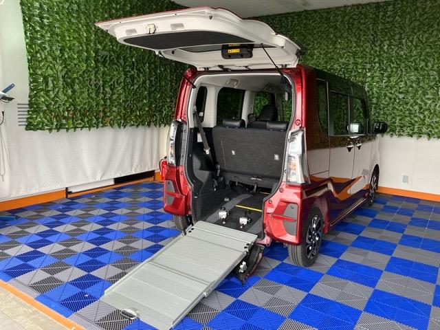 タントスローパーカスタムRS福祉車両・両側電動スライドドア・ナビ・バックモニター・ドラレコ・プッシュボタンスタート・ステアリングスイッチ・オートエアコン・キーフリー・ベンチシート・コーナーセンサー・パワーウィンドウ(佐賀県)の中古車