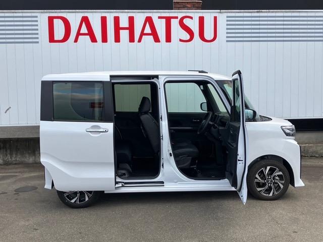 タントカスタムX両側電動スライドドア・プッシュボタンスタート・ステアリングスイッチ・オートエアコン・キーフリーシステム・シートヒーター・バックカメラ対応・アルミホイール・パワーウィンドウ(佐賀県)の中古車