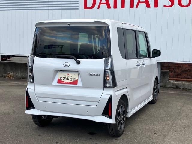 タントカスタムX両側電動スライドドア・プッシュボタンスタート・ステアリングスイッチ・オートエアコン・キーフリーシステム・シートヒーター・バックカメラ対応・アルミホイール・パワーウィンドウ(佐賀県)の中古車