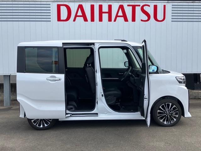 タントカスタムRS両側電動スライドドア・プッシュボタンスタート・ステアリングスイッチ・オートエアコン・キーフリーシステム・シートヒーター・バックカメラ対応・アルミホイール・パワーウィンドウ(佐賀県)の中古車