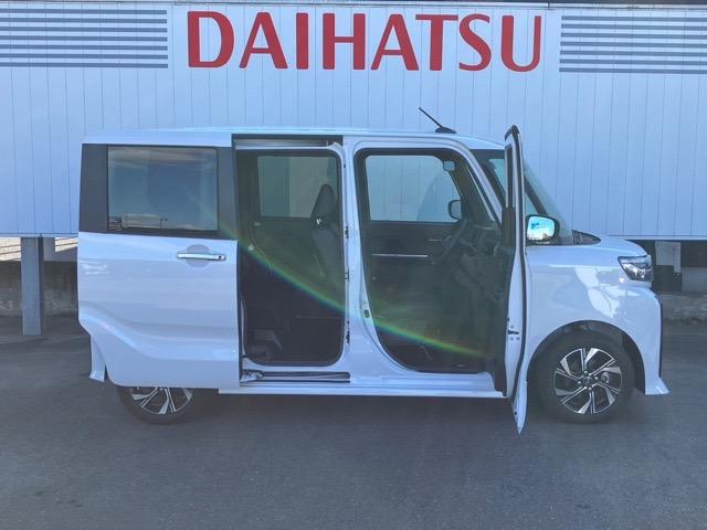 タントカスタムX両側電動スライドドア・プッシュボタンスタート・ステアリングスイッチ・オートエアコン・キーフリーシステム・シートヒーター・バックカメラ対応・アルミホイール・パワーウィンドウ(佐賀県)の中古車