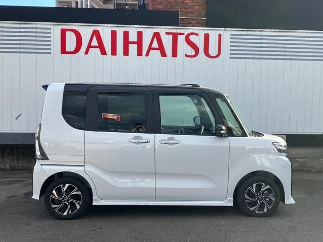 タントカスタムＸ両側電動スライドドア・プッシュボタンスタート・ステアリングスイッチ・オートエアコン・キーフリーシステム・シートヒーター・全周囲カメラ対応・アルミホイール・パワーウィンドウ（佐賀県）の中古車