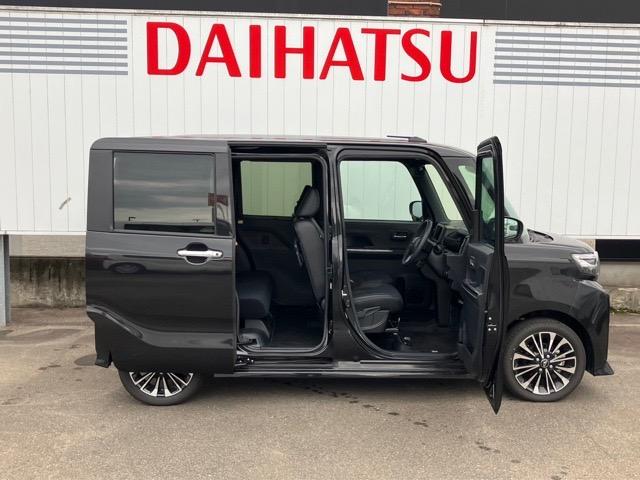 タントカスタムRS両側電動スライドドア・プッシュボタンスタート・ステアリングスイッチ・オートエアコン・キーフリーシステム・アルミホイール・パワーウィンドウ(佐賀県)の中古車