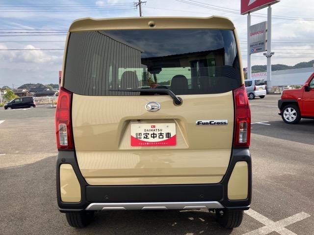 タントファンクロス両側電動スライドドア・プッシュボタンスタート・ステアリングスイッチ・オートエアコン・キーフリーシステム・シートヒーター・バックカメラ対応・パワーウィンドウ(佐賀県)の中古車