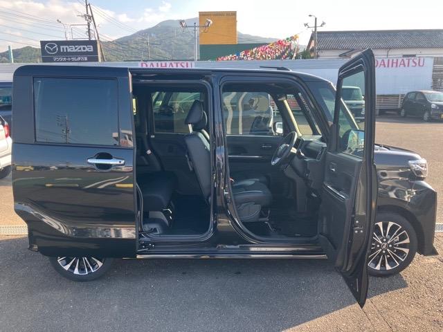 タントカスタムＲＳ両側電動スライドドア・プッシュボタンスタート・ステアリングスイッチ・オートエアコン・キーフリーシステム・シートヒーター・全周囲カメラ対応・アルミホイール・パワーウィンドウ（佐賀県）の中古車