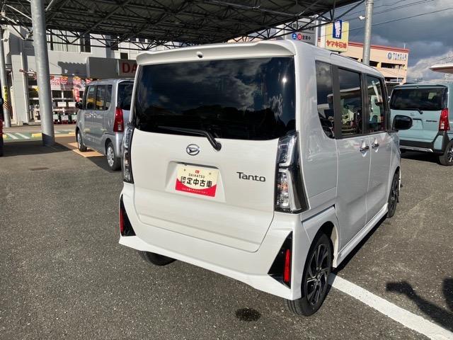タントカスタムX両側電動スライドドア・プッシュボタンスタート・ステアリングスイッチ・オートエアコン・キーフリーシステム・シートヒーター・全周囲カメラ対応・アルミホイール・パワーウィンドウ(佐賀県)の中古車