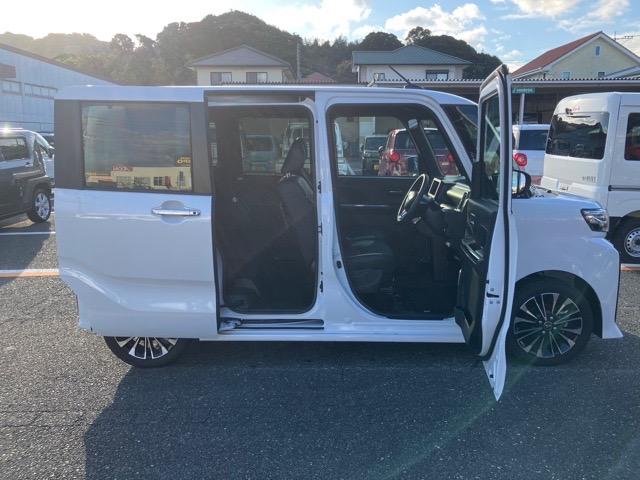 タントカスタムＲＳ両側電動スライドドア・プッシュボタンスタート・ステアリングスイッチ・オートエアコン・キーフリーシステム・シートヒーター・全周囲カメラ対応・アルミホイール・パワーウィンドウ（佐賀県）の中古車