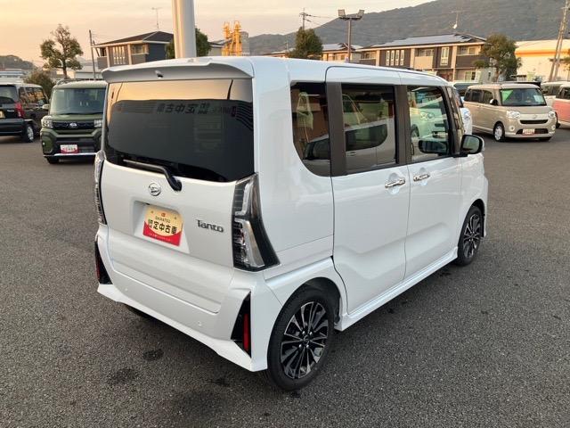 タントカスタムＲＳ両側電動スライドドア・プッシュボタンスタート・ステアリングスイッチ・オートエアコン・キーフリーシステム・シートヒーター・全周囲カメラ対応・アルミホイール・パワーウィンドウ（佐賀県）の中古車