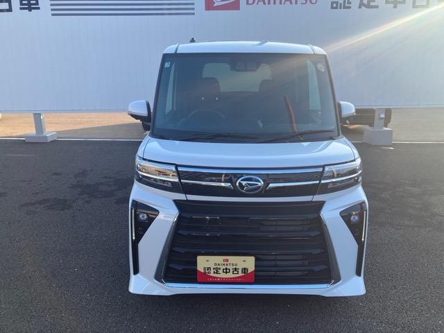 タントカスタムRS両側電動スライドドア・プッシュボタンスタート・ステアリングスイッチ・オートエアコン・キーフリーシステム・シートヒーター・全周囲カメラ対応・アルミホイール・パワーウィンドウ(佐賀県)の中古車