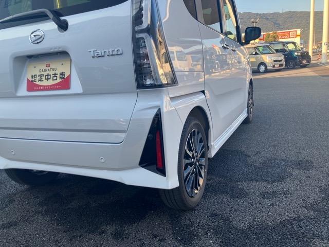 タントカスタムRS両側電動スライドドア・プッシュボタンスタート・ステアリングスイッチ・オートエアコン・キーフリーシステム・シートヒーター・全周囲カメラ対応・アルミホイール・パワーウィンドウ(佐賀県)の中古車