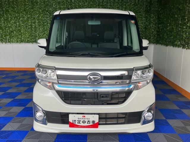 タントカスタムＸ　トップエディションＳＡ片側電動スライドドア・バックモニター・プッシュボタンスタート・ステアリングスイッチ・オートエアコン・キーフリーシステム・アルミホイール・パワーウィンドウ（佐賀県）の中古車
