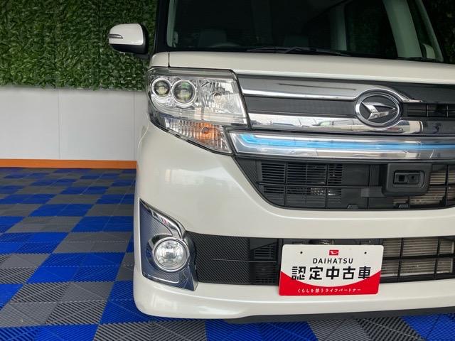 タントカスタムＸ　トップエディションＳＡ片側電動スライドドア・バックモニター・プッシュボタンスタート・ステアリングスイッチ・オートエアコン・キーフリーシステム・アルミホイール・パワーウィンドウ（佐賀県）の中古車