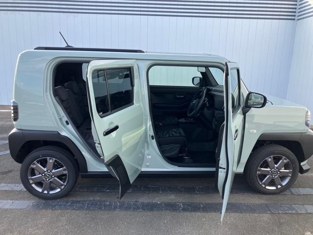 タフトG ダーククロムベンチャーコーナーセンサー・プッシュボタンスタート・ステアリングスイッチ・オートエアコン・キーフリーシステム・アルミホイール・シートヒーター・パワーウィンドウ(佐賀県)の中古車