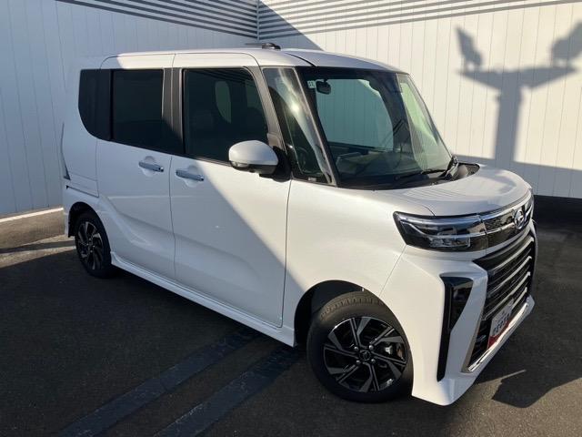 タントカスタムX両側電動スライドドア・プッシュボタンスタート・ステアリングスイッチ・オートエアコン・キーフリーシステム・シートヒーター・全周囲カメラ対応・アルミホイール・パワーウィンドウ(佐賀県)の中古車