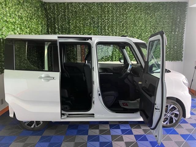 タントカスタムXセレクション両側電動スライドドア・ETC・ドラレコ・バックモニター・プッシュボタンスタート・ステアリングスイッチ・オートエアコン・キーフリー・コーナーセンサー・アルミホイール・シートヒーター・パワーウィンドウ(佐賀県)の中古車