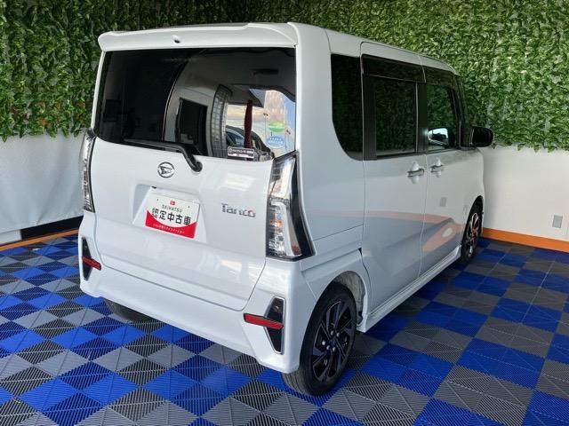 タントカスタムXセレクション両側電動スライドドア・ETC・ドラレコ・バックモニター・プッシュボタンスタート・ステアリングスイッチ・オートエアコン・キーフリー・コーナーセンサー・アルミホイール・シートヒーター・パワーウィンドウ(佐賀県)の中古車
