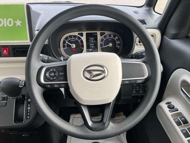 ムーヴキャンバスストライプスG エコアイドル非装着車両側電動スライドドア・プッシュボタンスタート・ステアリングスイッチ・オートエアコン・キーフリーシステム・シートヒーター・全周囲カメラ対応・パワーウィンドウ(佐賀県)の中古車